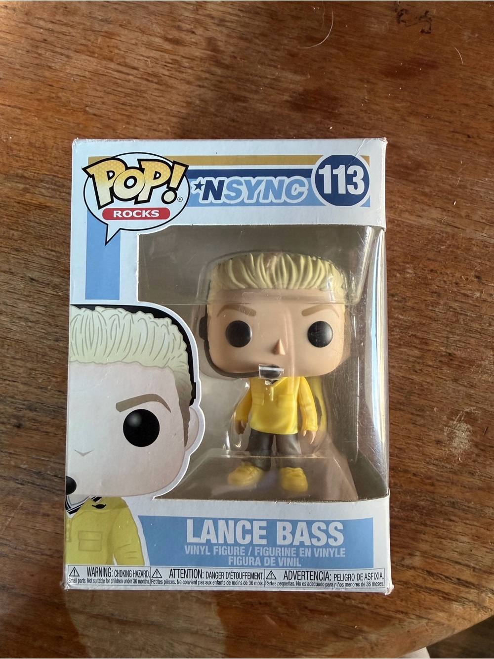 NSYNC Lance Bass Funko Rocks #113 Pop! Vinyl Figure New